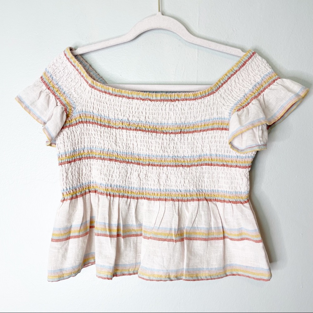 NWT American Eagle Cotton Off the Shoulder Tank Top Medium